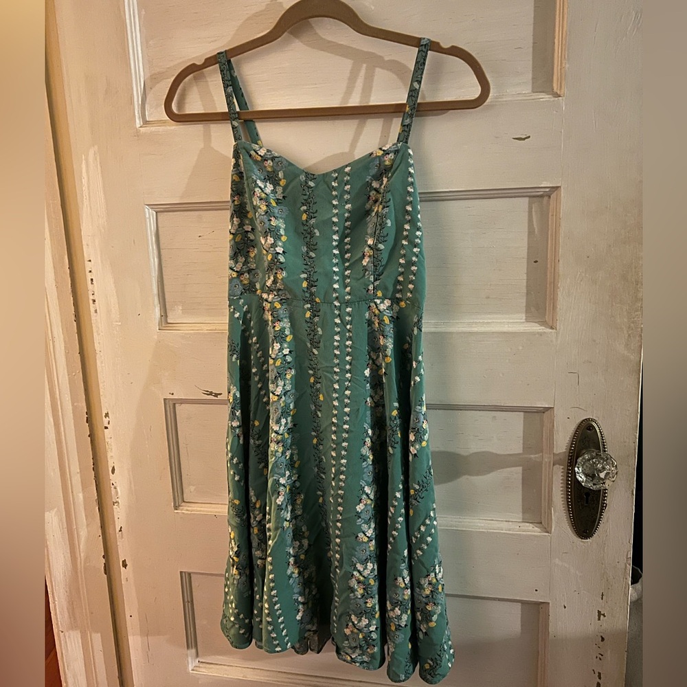 Blue floral Old Navy mini dress